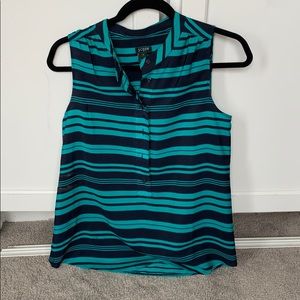 J.Crew sleeveless blouse